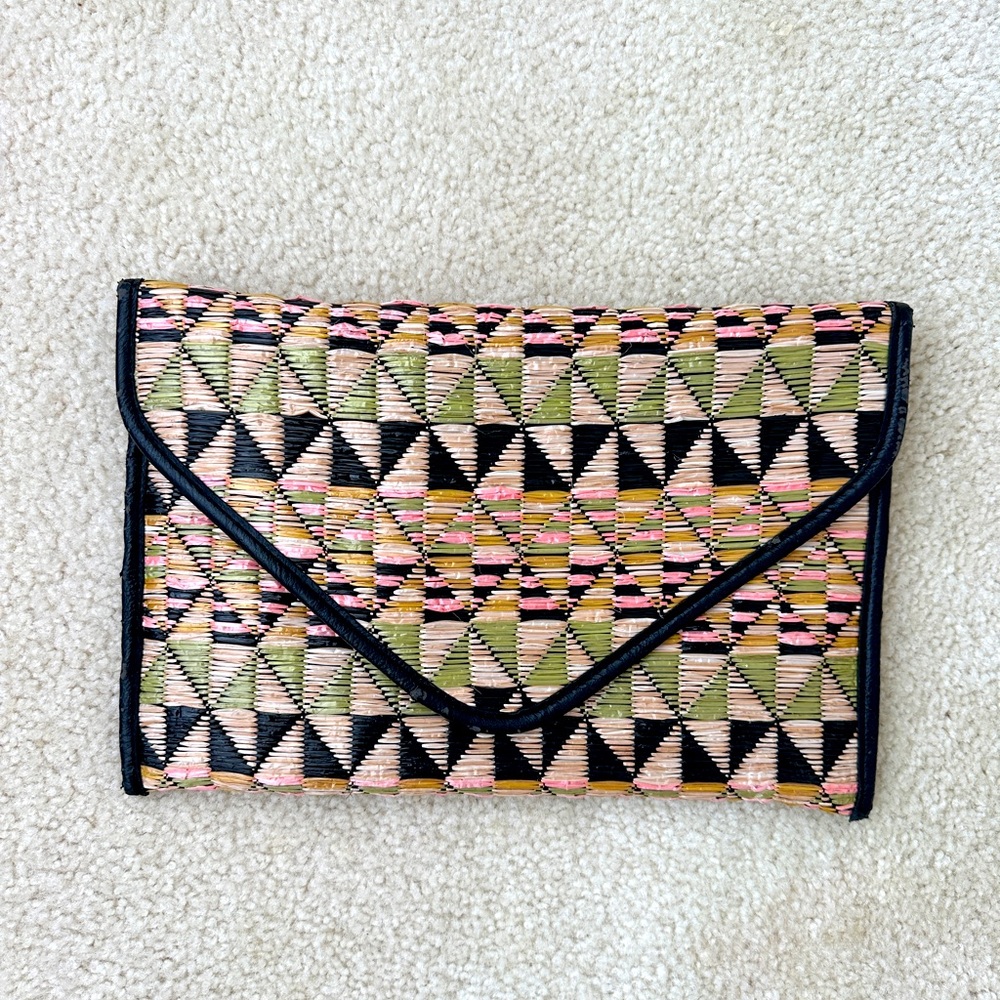 BCBGeneration woven clutch
